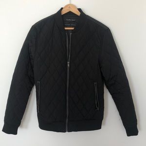 Men’s Zara Quilted Bomber Jacket